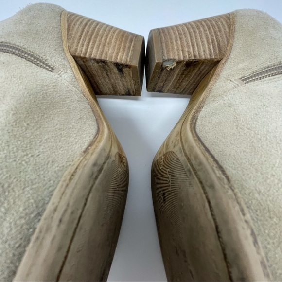 Franco Sarto Ankle Suede Boot  Suede Leather Tan size 9 - Picture 8 of 15